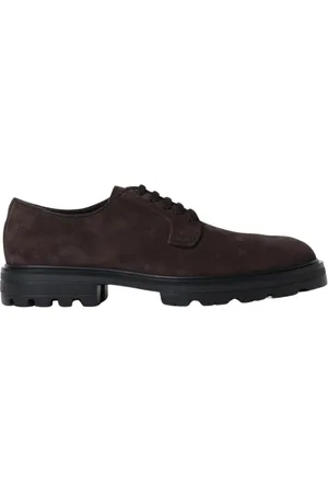 Hogan Sko, Herre, Brun, 40 1/2 EU, Chunky Sole Ruskind Derby Sko