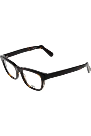 GCDS Tilbehør, unisex, Brun, ONE SIZE, Uld, Brun Firkantet Optiske Briller