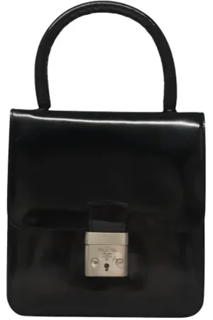 Prada Pre-owned, Dame, Blå, ONE SIZE, Tyl, Pre-owned Laeder prada-tasker