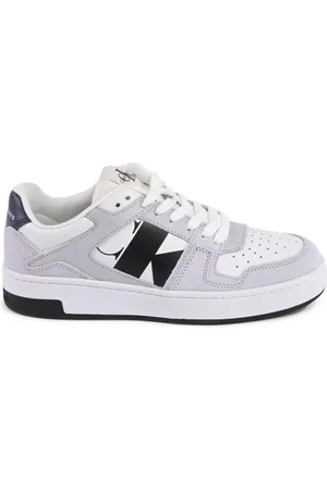 Calvin Klein Sko, Dame, Flerfarvet, 37 EU, Uld, Hvide Ruskind Sneakers