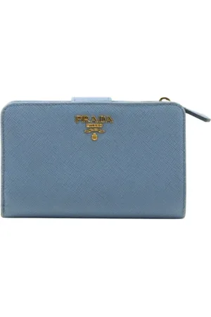 Prada Pre-owned, Dame, Blå, ONE SIZE, Tyl, Pre-owned Laeder prada-tasker