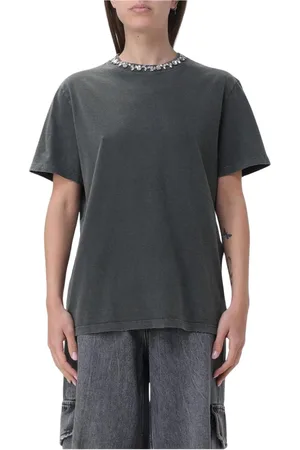 Golden Goose Top, Dame, Sort, S, Bomuld, Krystalpyntet T-shirt Kul