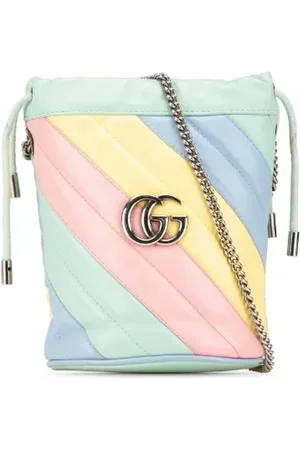 Gucci Pre-owned, Dame, Grøn, ONE SIZE, Uld, Pre-owned Laeder crossbody-tasker