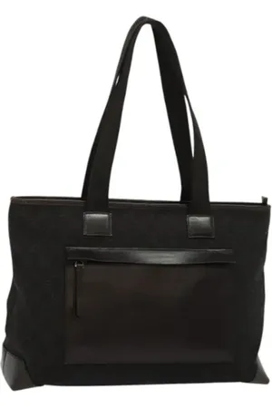 Gucci Pre-owned, Dame, Brun, ONE SIZE, Tyl, Pre-owned Canvas gucci-tasker