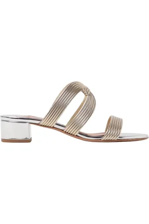 Aquazzura Sko, Dame, Gul, 38 1/2 EU, Uld, Guld Knude Hæle Sandaler