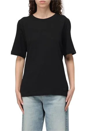 Colmar Top, Dame, Sort, S, Bomuld, Pink Crew Neck Tee til kvinder
