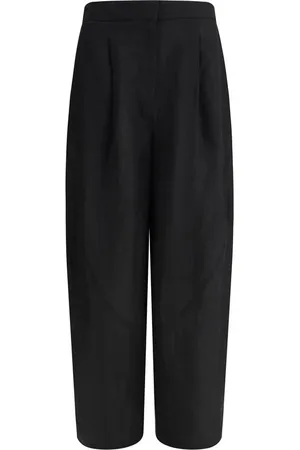 LARDINI Bukser, Dame, Sort, S, Linned, Ballon Linnedbukser