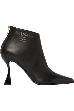 Balmain Sko, Dame, Sort, 39 EU, Ankelstøvler med spænder