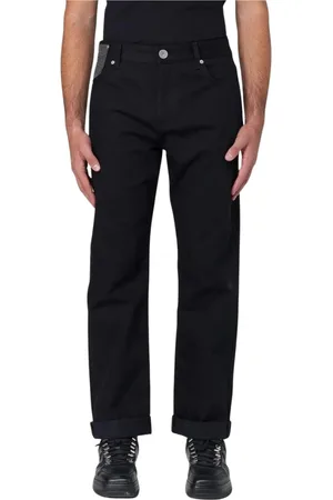Balmain Jeans, Herre, Sort, W30, Bomuld, Sort Rhinestone Detalje Jeans