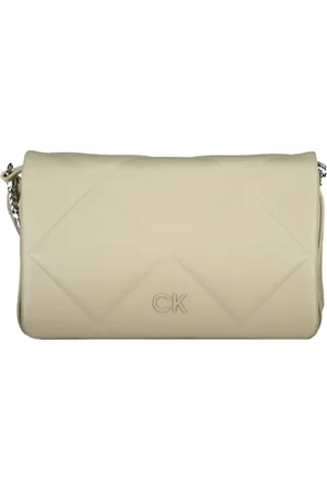 Calvin Klein Taske, Dame, , ONE SIZE, Uld, Skuldertaske med Kontrastdetaljer