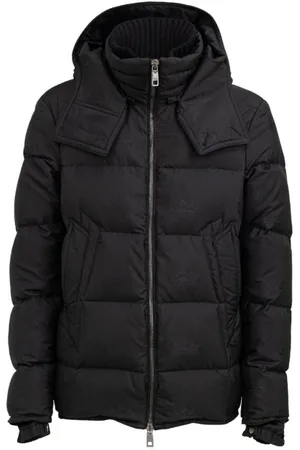 Dolce & Gabbana Jakke, Herre, Sort, L, Polyester, Sort Logo All Over Jakke