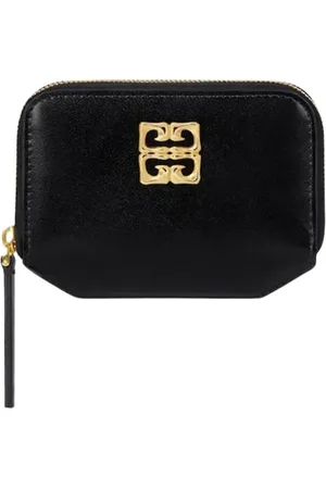Givenchy Tilbehør, Dame, Sort, ONE SIZE, Læder, Sort Læder Lynlås Pung