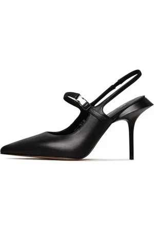 CESARE GASPARI Sko, Dame, Sort, 40 EU, Læder, Pumpede slingback hæle