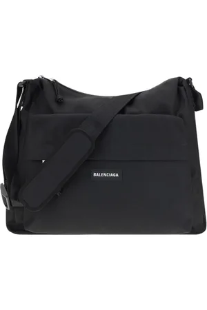 Balenciaga Taske, Herre, Sort, ONE SIZE, Uld, Sort læder skuldertaske
