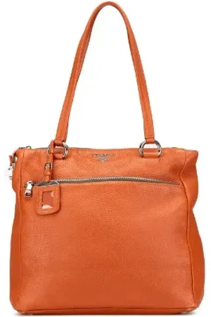 Prada Pre-owned, Dame, , ONE SIZE, Tyl, Pre-owned Laeder totes