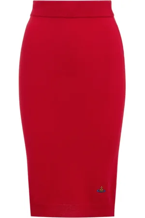 Vivienne Westwood Nederdel, Dame, Rød, XS, Rød A-Line Nederdel