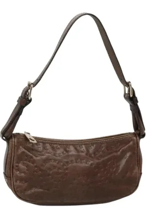 Céline Pre-owned, Dame, Brun, ONE SIZE, Uld, Pre-owned Laeder celine-tasker
