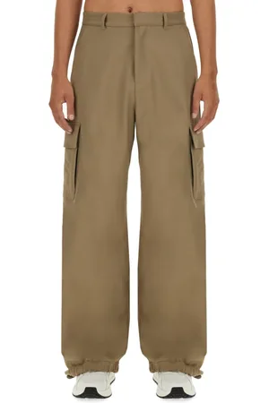 OFF-WHITE Bukser, Herre, , S, Polyester, Wide Polyester Cargo Pants