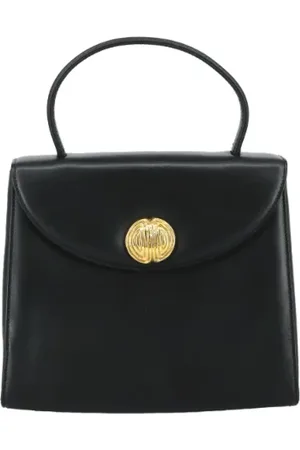Givenchy Pre-owned, Dame, Sort, ONE SIZE, Uld, Pre-owned Laeder hndtasker