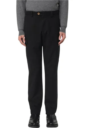 Brunello Cucinelli Bukser, Herre, Sort, XL, Klassiske Fit Cargo Bukser
