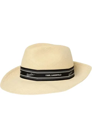 Karl Lagerfeld Tilbehør, Dame, , M, Uld, Stilfuld bredskygget Fedora hat