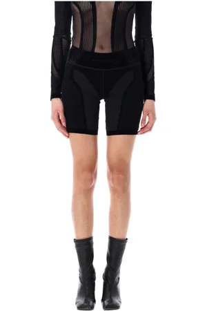 MISBHV Shorts, Dame, Sort, XS, Mesh Sport Shorts med Flock Detalje