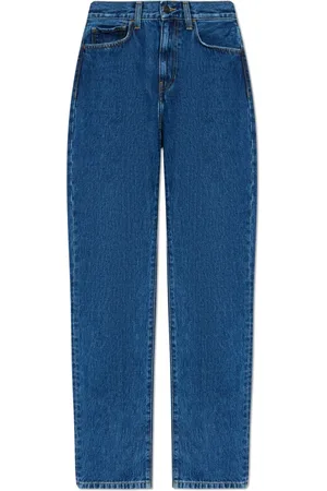 Carhartt Jeans, Dame, Blå, W26, Bomuld, Jeans med let indsnævrede ben
