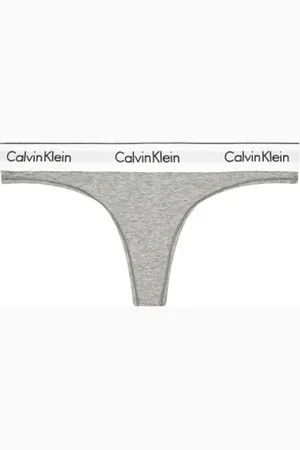 Calvin Klein Undertøj, Dame, Grå, L, Bomuld, Modern Cotton String