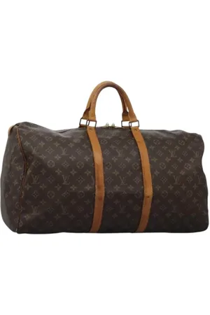 LOUIS VUITTON Pre-owned, Dame, Brun, ONE SIZE, Tyl, Pre-owned canvas tasker