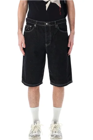Pop Trading Company Shorts, Herre, Sort, S, Uld, Denim Jeans til stilfulde outfits