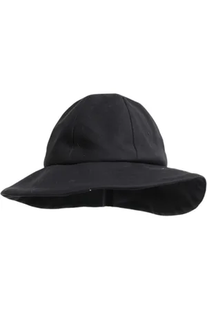 Dolce & Gabbana Tilbehør, Dame, Sort, 57 CM, Bomuld, Sort Bomuld Bred Skygge Spandehat