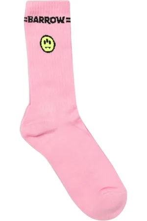 BARROW Undertøj, Herre, Lyserød, ONE SIZE, Bomuld, Smiley Face Socks