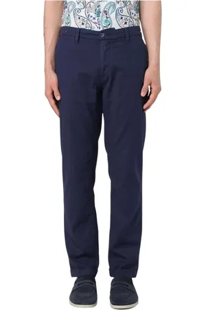 RE-HASH Bukser, Herre, Blå, W36, Uld, Herre Beige Chinos Bukser Casual