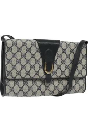 Gucci Pre-owned, Dame, Blå, ONE SIZE, Uld, Pre-owned Laeder gucci-tasker