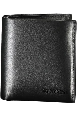Calvin Klein Tilbehør, Herre, Sort, ONE SIZE, Læder, Elegant Sort Rfid Pung