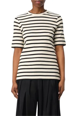 Jil Sander Top, Dame, , XS, Bomuld, Stribet bomuldstop