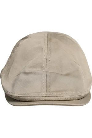 Dolce & Gabbana Tilbehør, Herre, , 58 CM, Bomuld, Bomuld Newsboy Cap Cabbie Hat