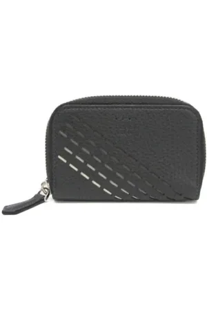 Fendi Pre-owned, Dame, Sort, ONE SIZE, Tyl, Pre-owned Laeder fendi-tasker