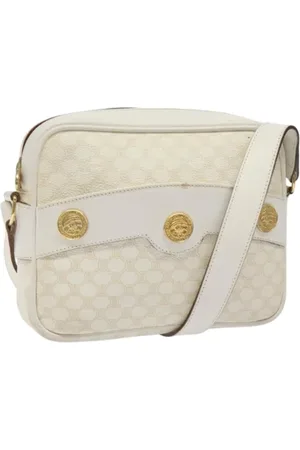 Céline Pre-owned, Dame, Hvid, ONE SIZE, Uld, Pre-owned Laeder celine-tasker
