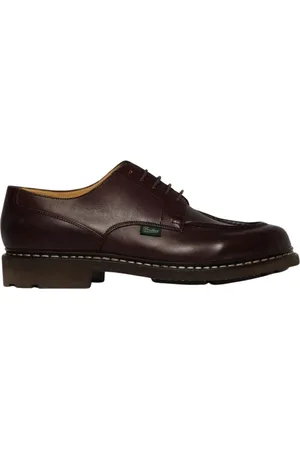 Paraboot Sko, Herre, Brun, 43 EU, Læder, Klassiske Brune Læder Oxford Sko