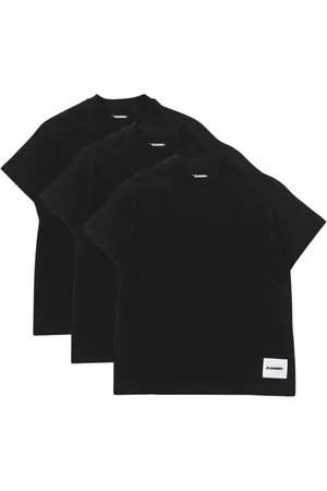 Jil Sander Top, Dame, Sort, XS, Bomuld, Sort afslappet pasform T-shirt