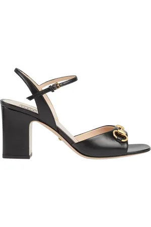Gucci Sko, Dame, Sort, 38 EU, Uld, Stilfulde Sandaler til Sommeren