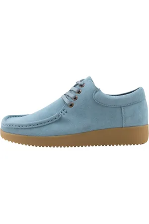 Nature Sko, Dame, Blå, 42 EU, Suede, Anna Sko Suede