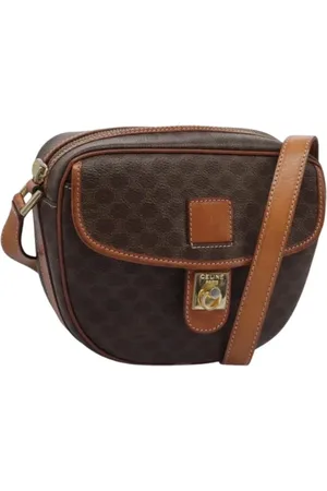 Céline Pre-owned, Dame, Brun, ONE SIZE, Uld, Pre-owned Laeder celine-tasker