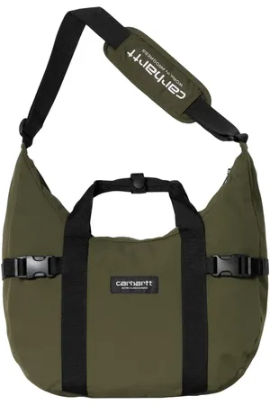 Carhartt Taske, unisex, Grøn, ONE SIZE, Uld, Funktionel Grøn Taske med Script Logo