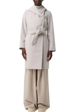 Max Mara Frakke, Dame, , S, Orange Hættet Kamelhår Frakke