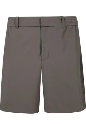 Emporio Armani Shorts, Herre, Brun, XL, Uld, Stilfulde Bermudashorts til afslappede udflugter