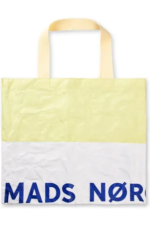 Mads Norgaard Taske, Dame, Flerfarvet, ONE SIZE, Laundrette Athens Tasker 204888 Gul