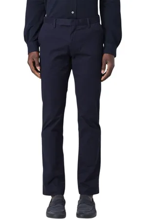 Ralph Lauren Bukser, Herre, Blå, W38, Uld, Blå Straight-Leg Chinos