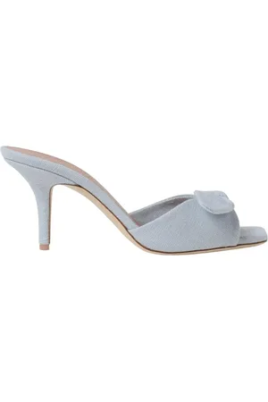 MALONE SOULIERS Sko, Dame, Blå, 36 EU, Linned, Blå Linned Hælsandaler